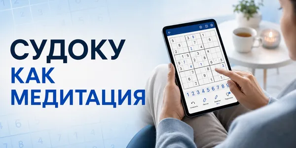 Судоку как медитация: осознанность и снижение стресса через головоломки